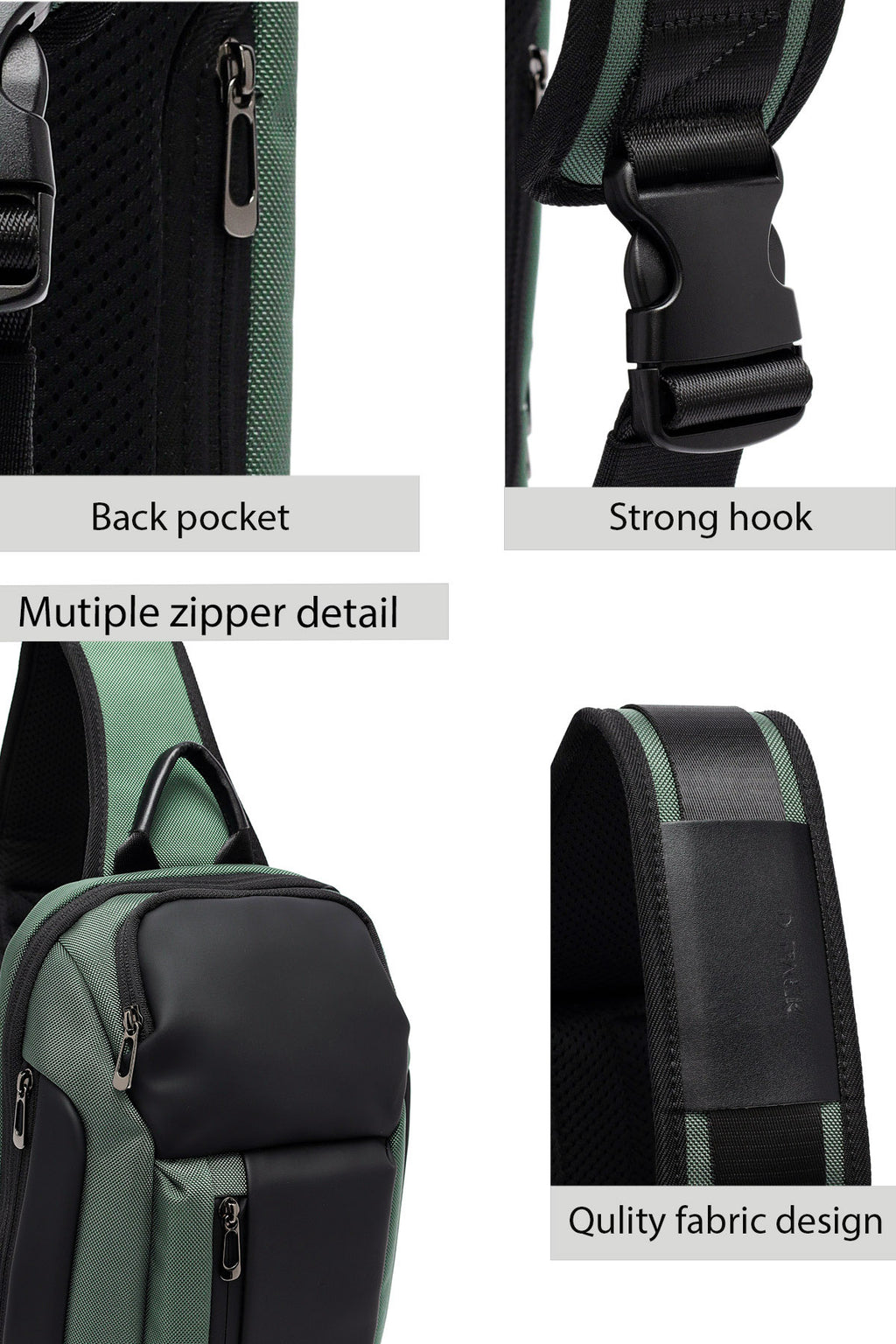 D-Pack Erkek Yeşil Çapraz Çanta