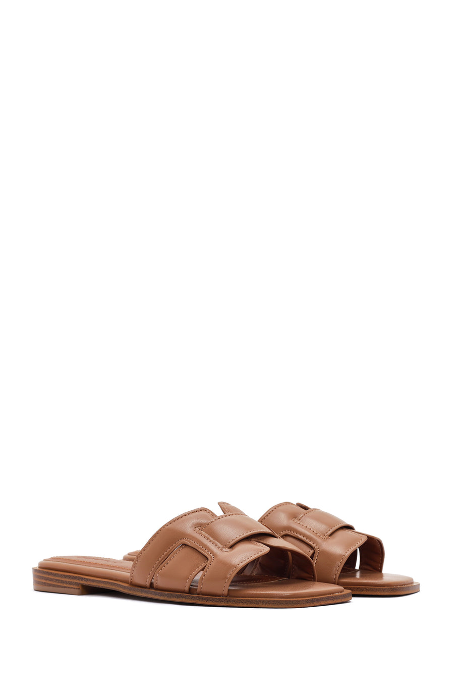 Women's Tan Casual Slippers