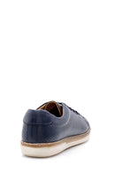 Men's Perforated Leather Sneaker | Derimod