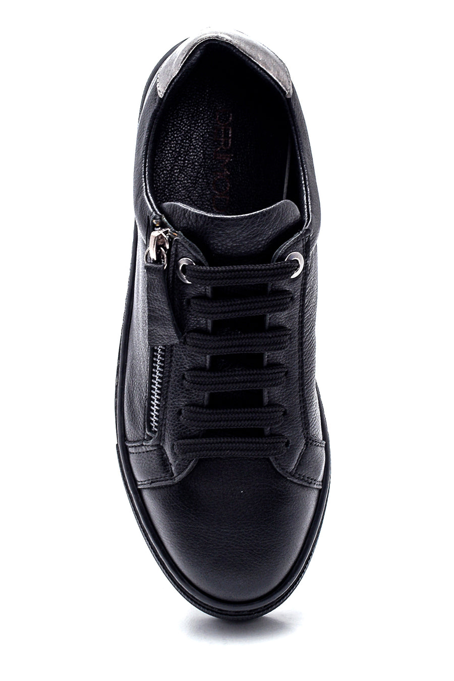 Kadın Deri Fermuarlı Sneaker