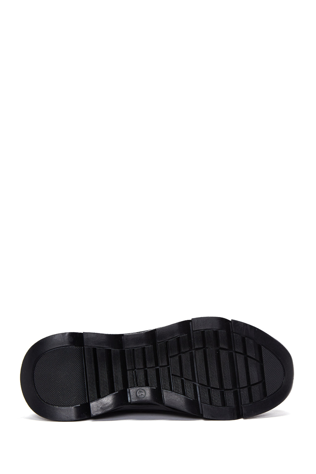 Erkek Siyah Deri Casual Sneaker
