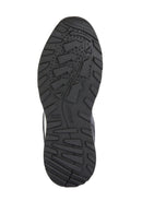 Geox Men's Navy Blue Terrestre Abx Lace-Up Leather Casual Sneaker | Derimod