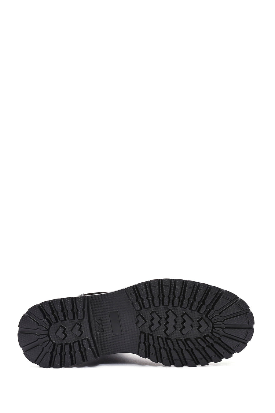 Men's Black Zippered Lace-Up Suede Leather Casual Boots