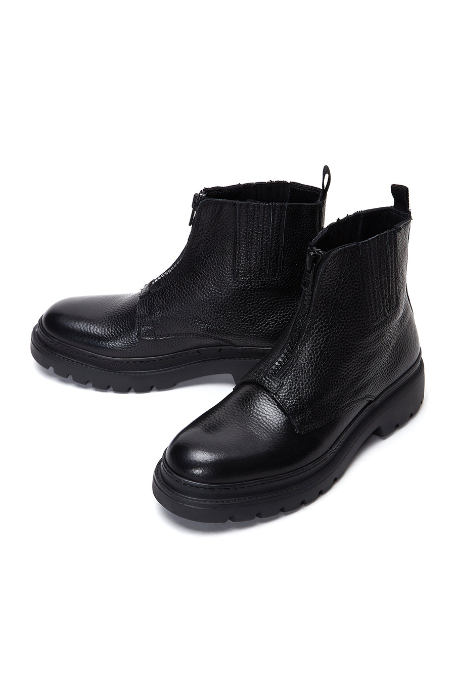Men's Black Leather Boots