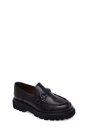 Erkek Siyah Deri Casual Loafer | Derimod