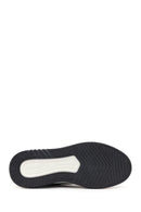 Erkek Siyah Kalın Tabanlı Bağcıklı Deri Sneaker | Derimod