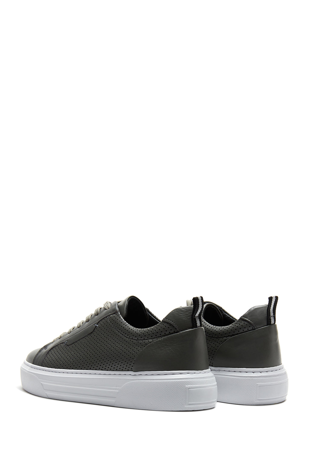 Erkek Deri Delikli Sneaker