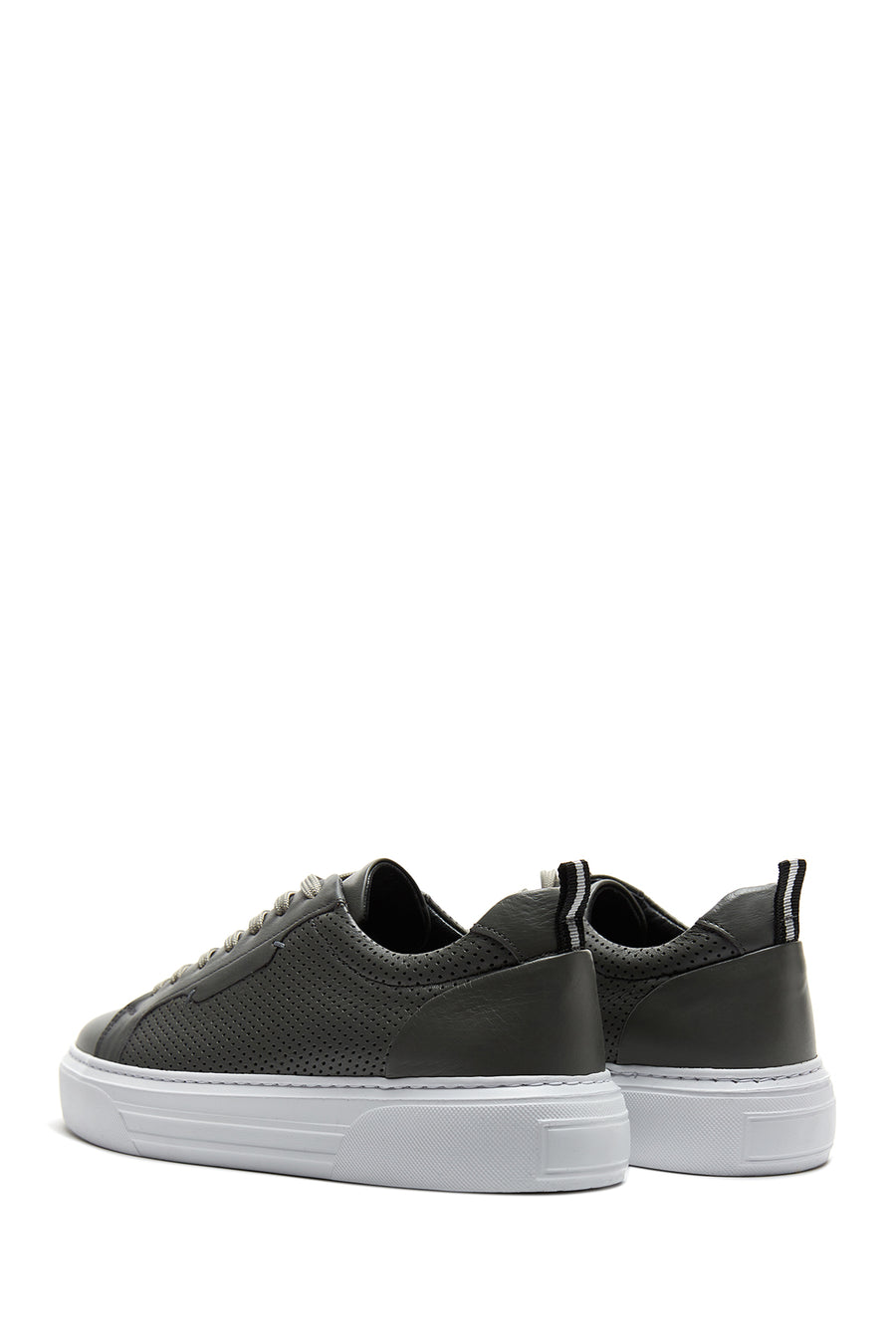 Erkek Deri Delikli Sneaker