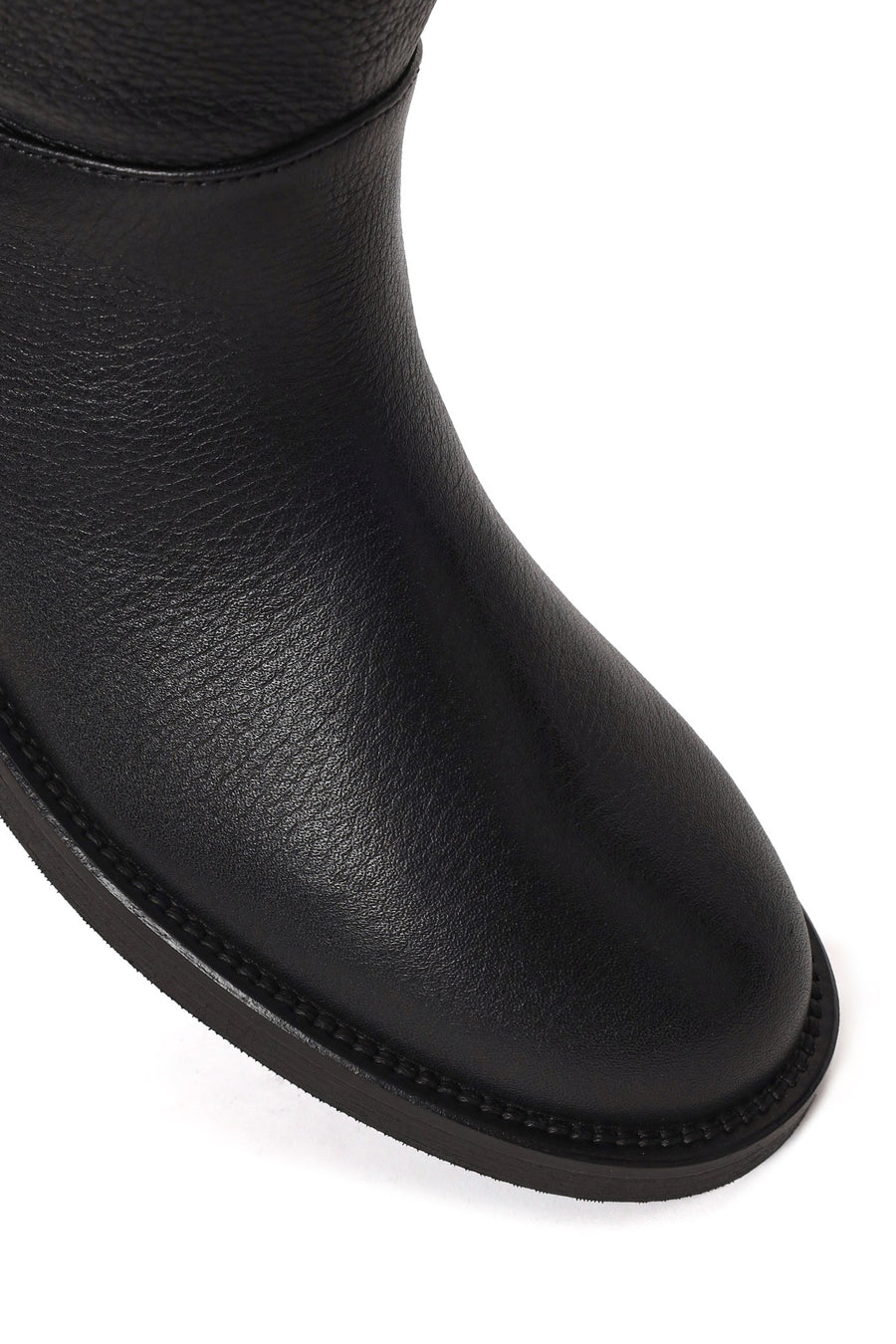 Woman Black Leather Boots