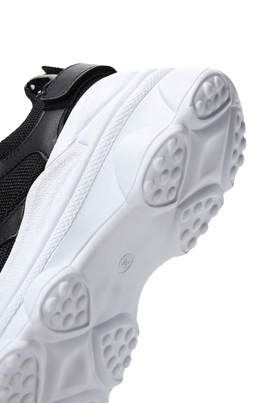 Kadın Siyah Kalın Tabanlı Sneaker