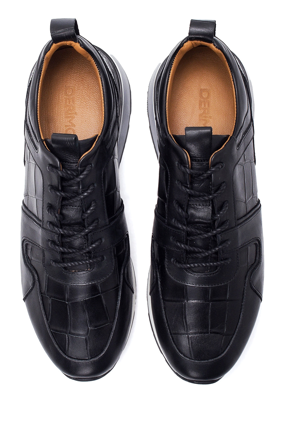 Men's Leather Patterned Sneaker