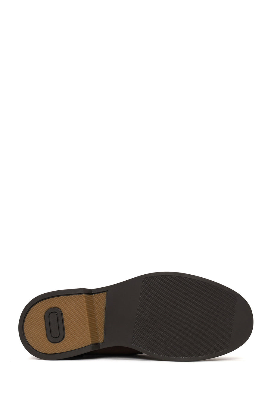 Male Brown Lace-Up Thick-Soled Suede Casual Shoes