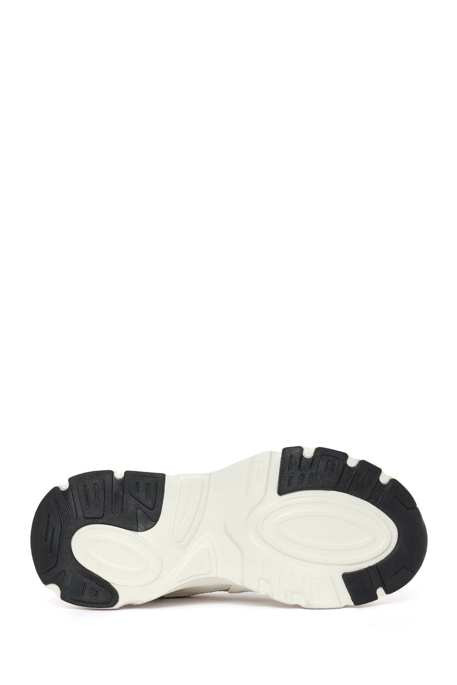 Kadın Beyaz Bağcıklı Kalın Tabanlı Charmlı Sneaker
