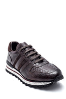 Erkek Deri Kroko Sneaker | Derimod
