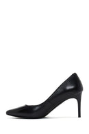 Kadın Siyah Deri Stiletto | Derimod