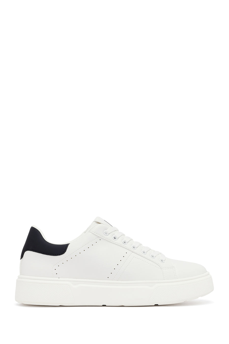 Erkek Beyaz Bağcıklı Sneaker WM680020SV | Derimod