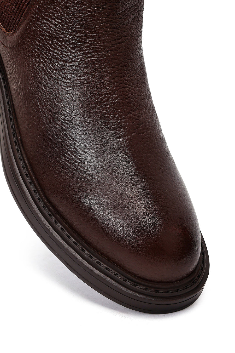 Men's Brown Leather Chelsea Boots