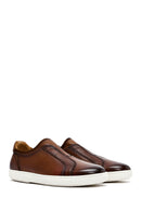 Men's Brown Leather Sneaker | Derimod