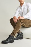 Soft Leather Zippered Men's Boots | Derimod