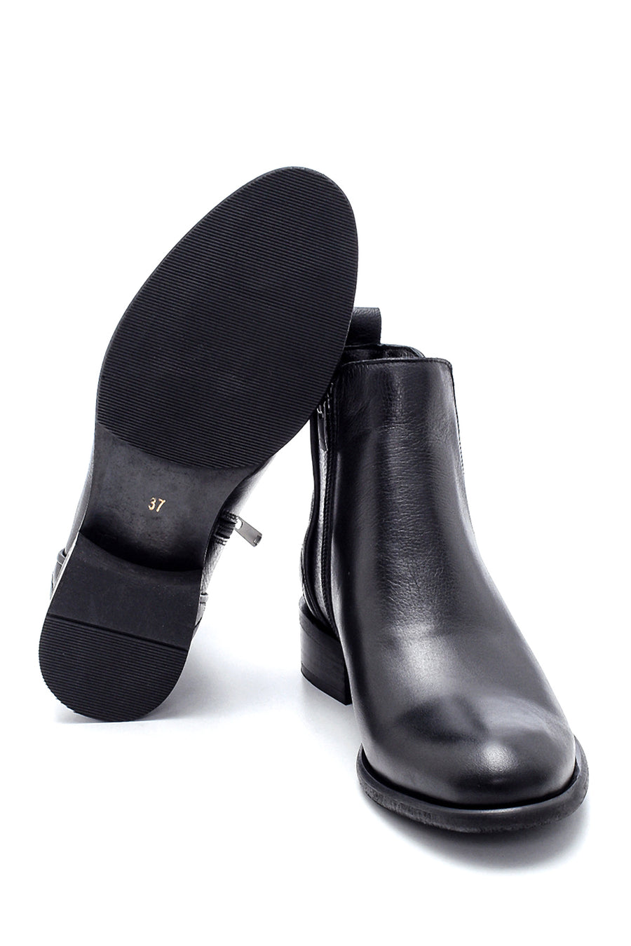 Women's Leather Quilted Detailed Chelsea Boots