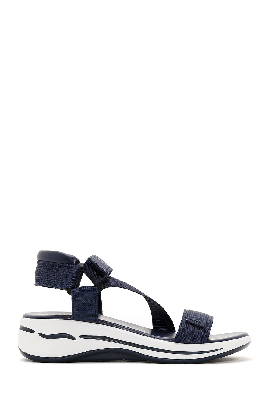 Women's Navy Blue Thick Soled Comfort Sandals 23SFD49836F | Derimod