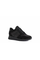 Geox Kadın Siyah Tabelya Kalın Tabanlı Deri Sneaker | Derimod