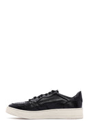 Men's Black Leather Sneaker | Derimod