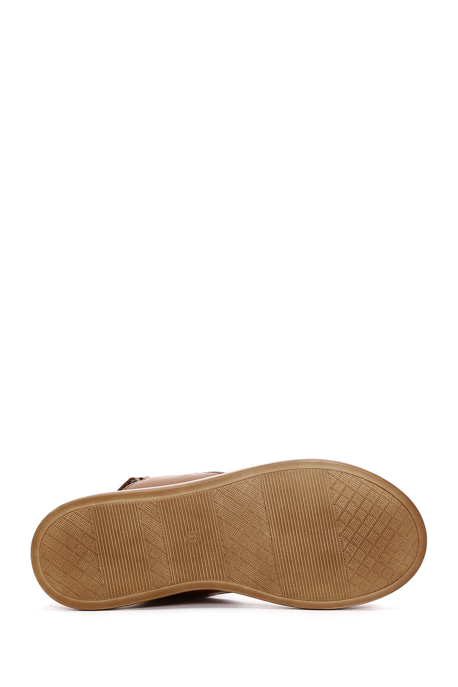 Women's Tan Leather Comfort Sandals
