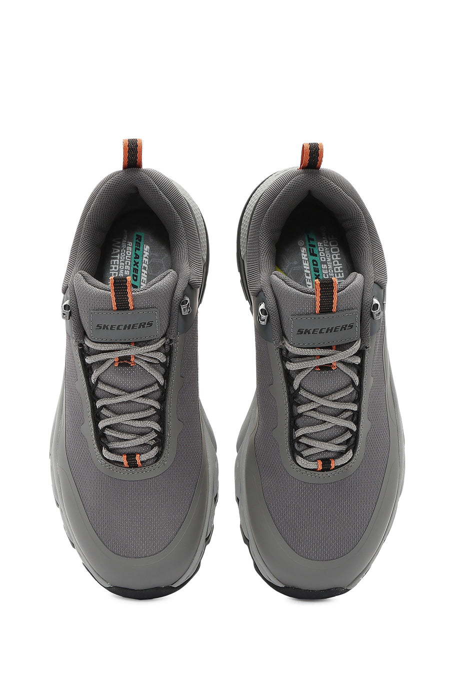 Skechers Erkek Gri Bağcıklı Kumaş Sneaker