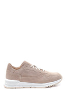 Erkek Vizon Süet Deri Sneaker | Derimod