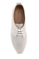 Women's Leather Glitter Detailed Shoes | Derimod