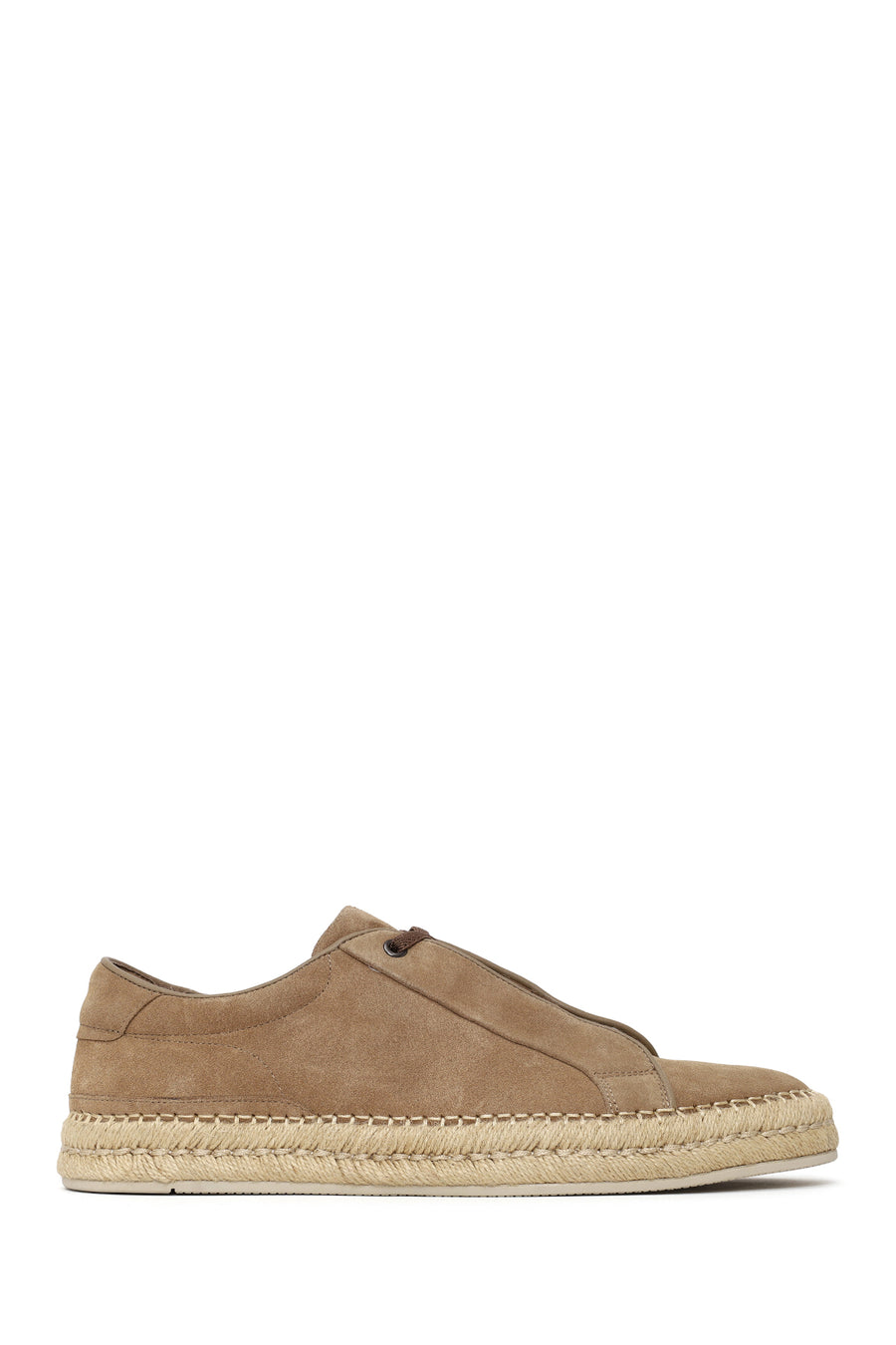 Erkek Bej Kalın Tabanlı Süet Deri Sneaker 26SFD692910 | Derimod