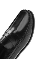 Erkek Siyah Deri Klasik Loafer | Derimod