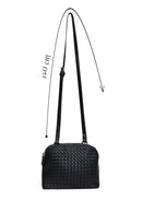 Women's Black Knitted Crossbody Bag | Derimod