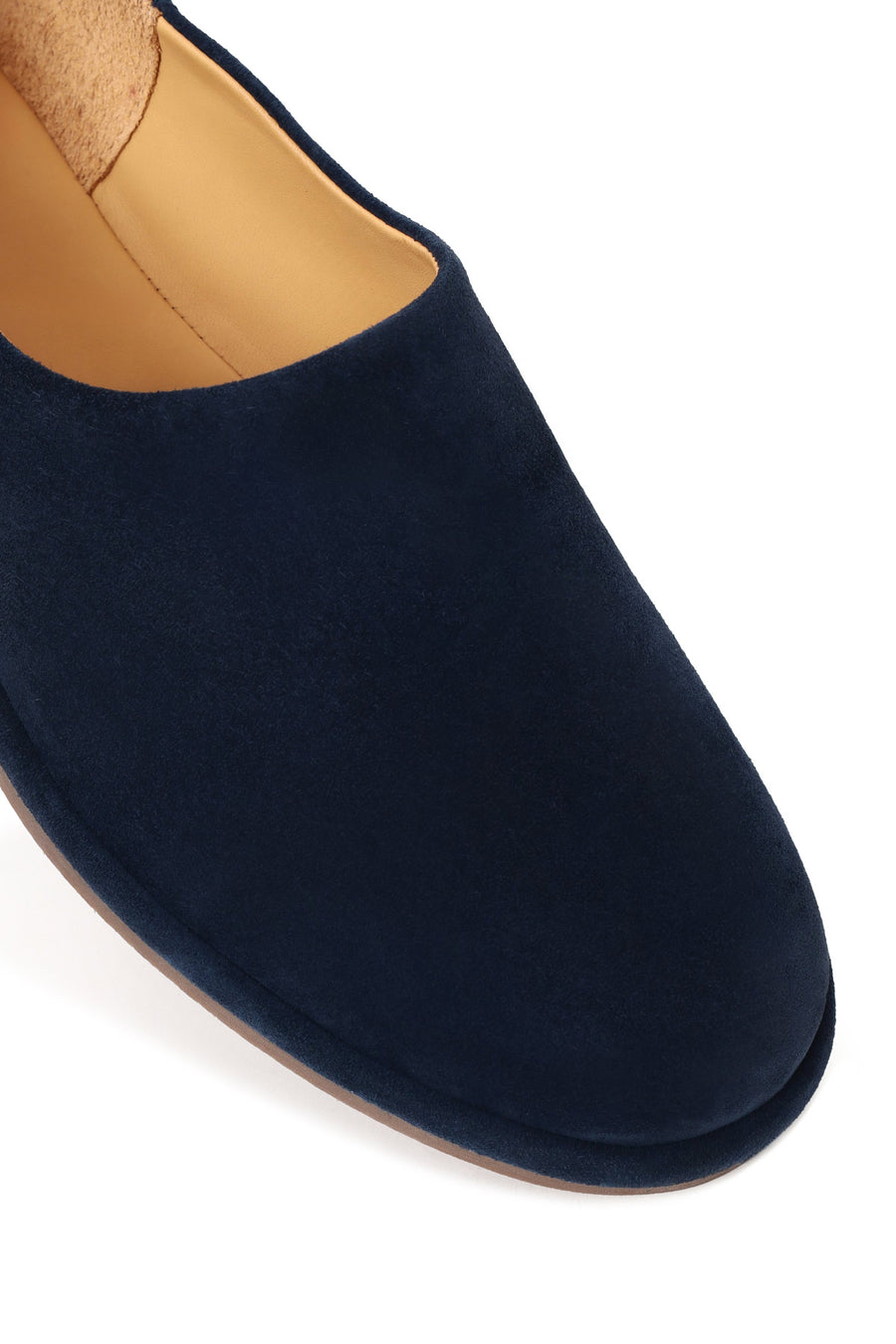 Erkek Lacivert Süet Deri Loafer