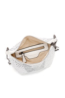 Women's White Long Strap Stone Cross Bag | Derimod