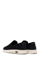 Male Black Patterned Fabric Loafer | Derimod