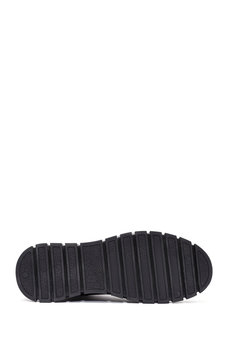 Men's Black Lace-Up Leather Casual Boots