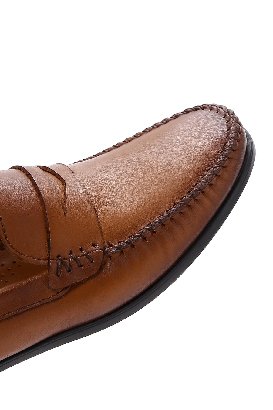 Men's Tan Leather Casual Loafer
