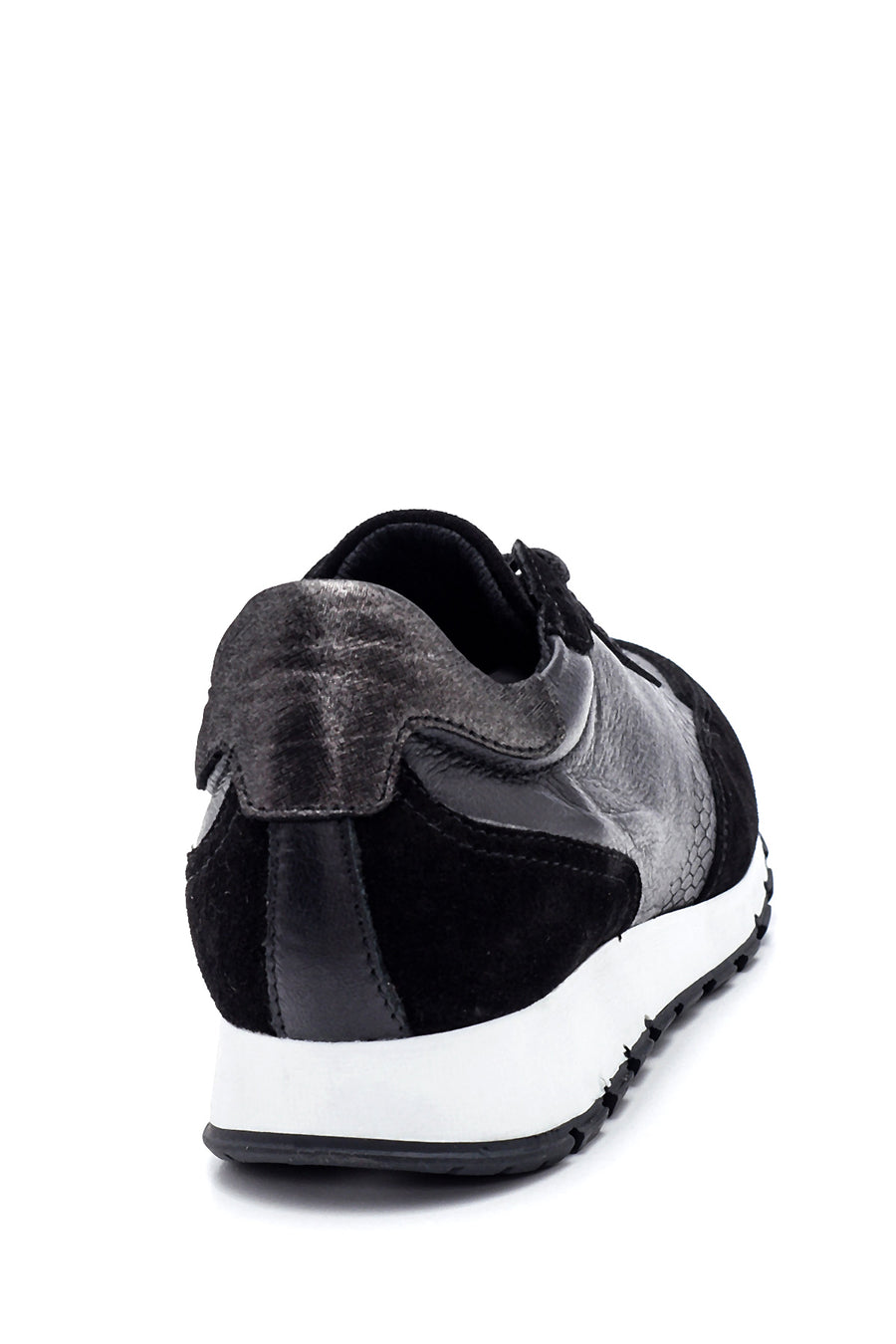 Kadın Deri Desenli Sneaker
