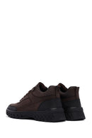 Male Brown Lace-up Nubuck Leather Boots | Derimod