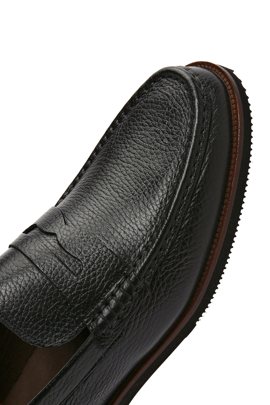 Erkek Siyah Deri Klasik Loafer