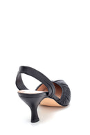 Women's Leather Heeled Sandals | Derimod