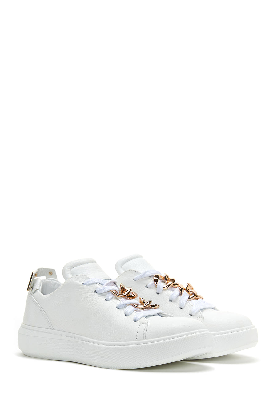 Kadın Deri Toka Detaylı Sneaker