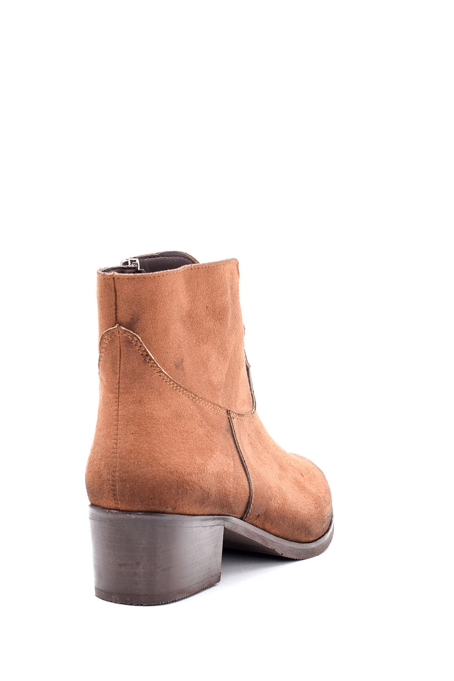 Women's Suede Heeled Boots