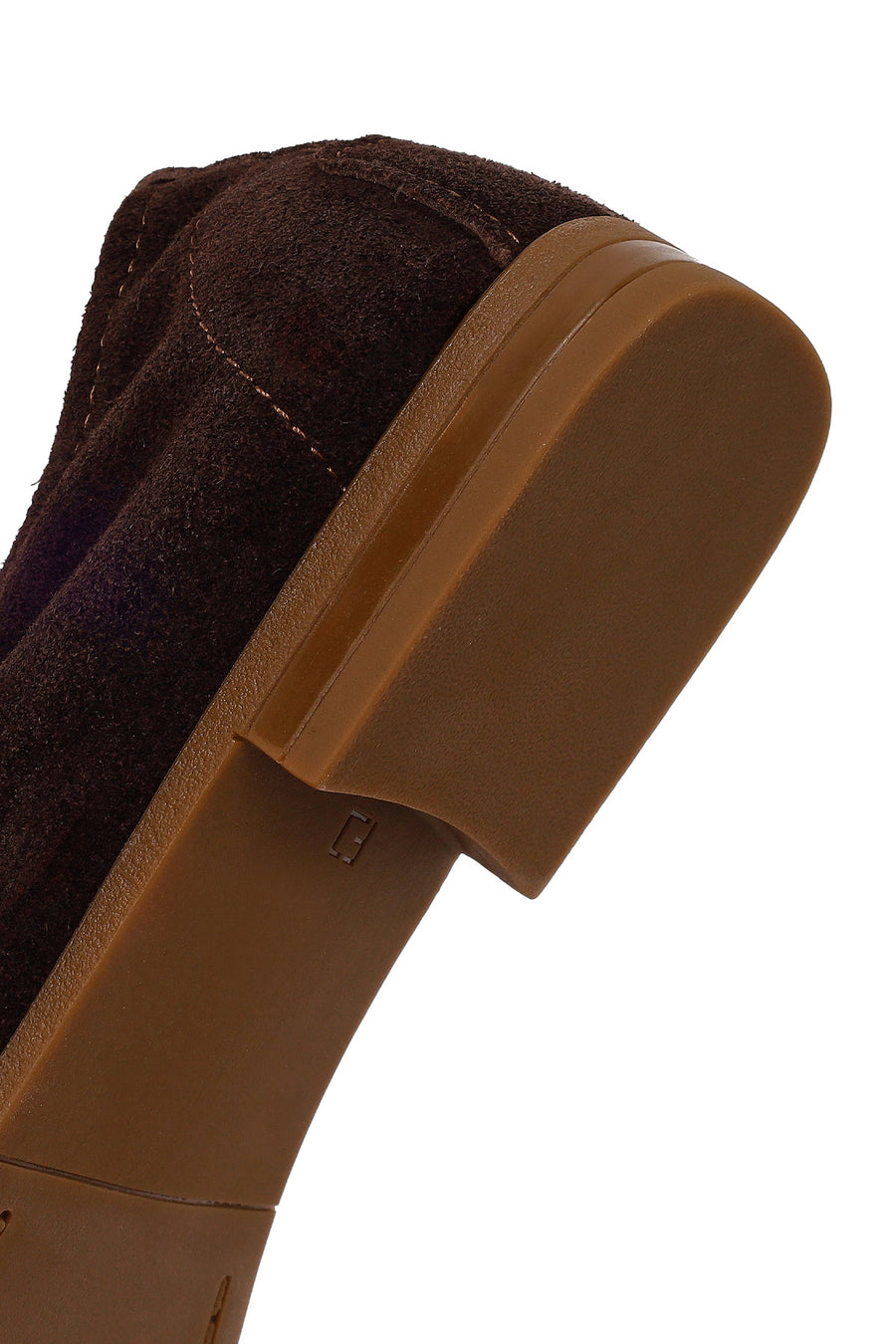 Woman Brown Suede Leather Ballet Flat