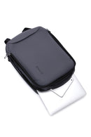 D-Pack Unisex Gri Teknolojik Kumaş Hardcase Sırt Çantası | Derimod