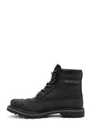 Caterpillar Men's Black Colorado Galosh WP Lace-Up Leather Combat Boots | Derimod
