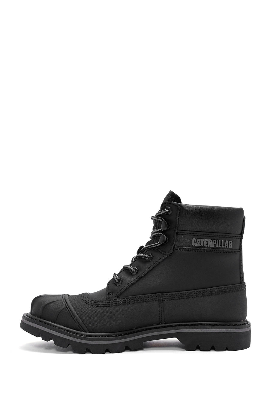 Caterpillar Men's Black Colorado Galosh WP Lace-Up Leather Combat Boots