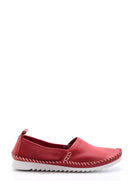 Kadın Dikiş Detaylı Deri Loafer | Derimod